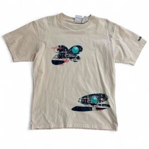 Adidas Cream Graphic Tee